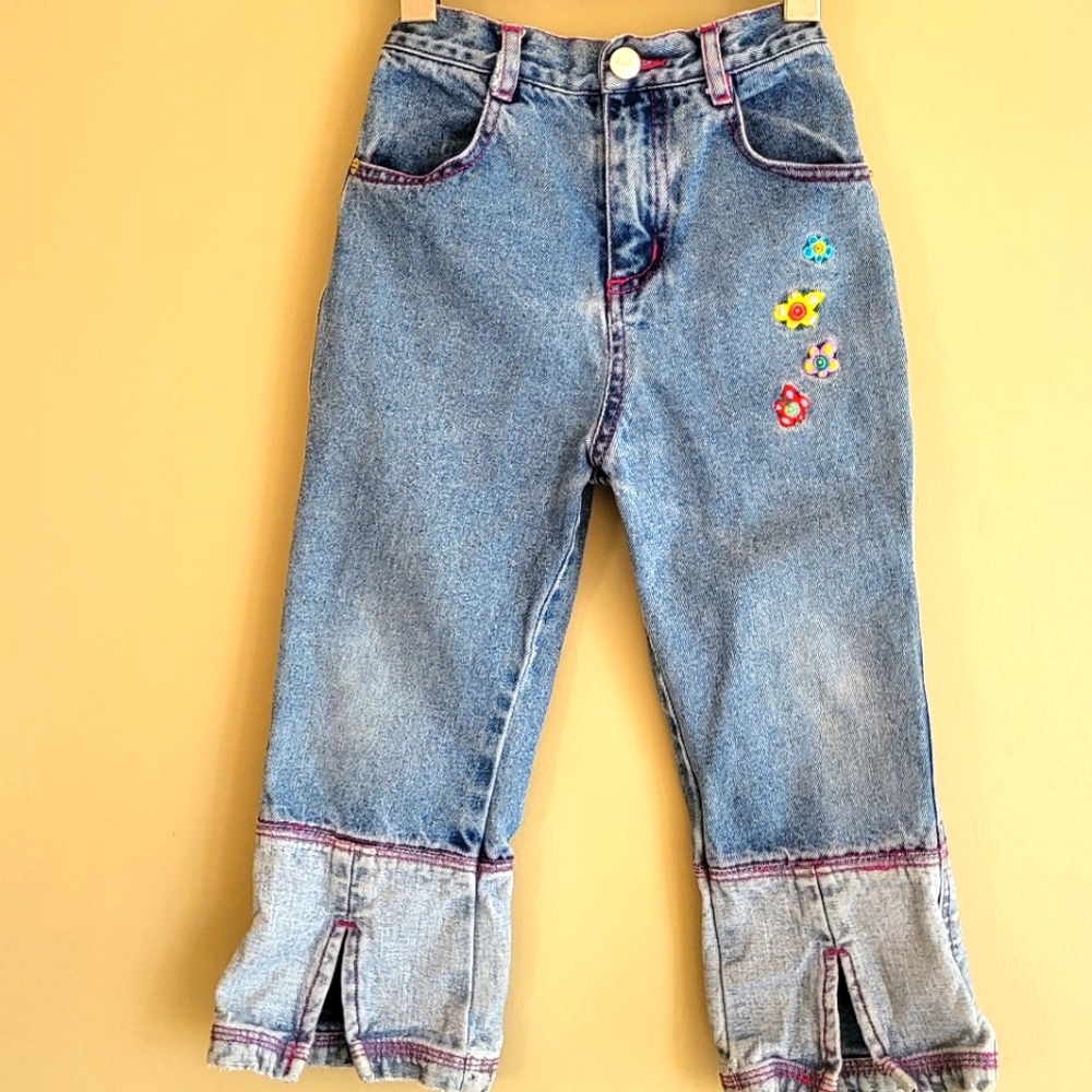 Barbie light wash flared denim jeans